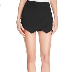 Black envelope (asymmetrical) skirt